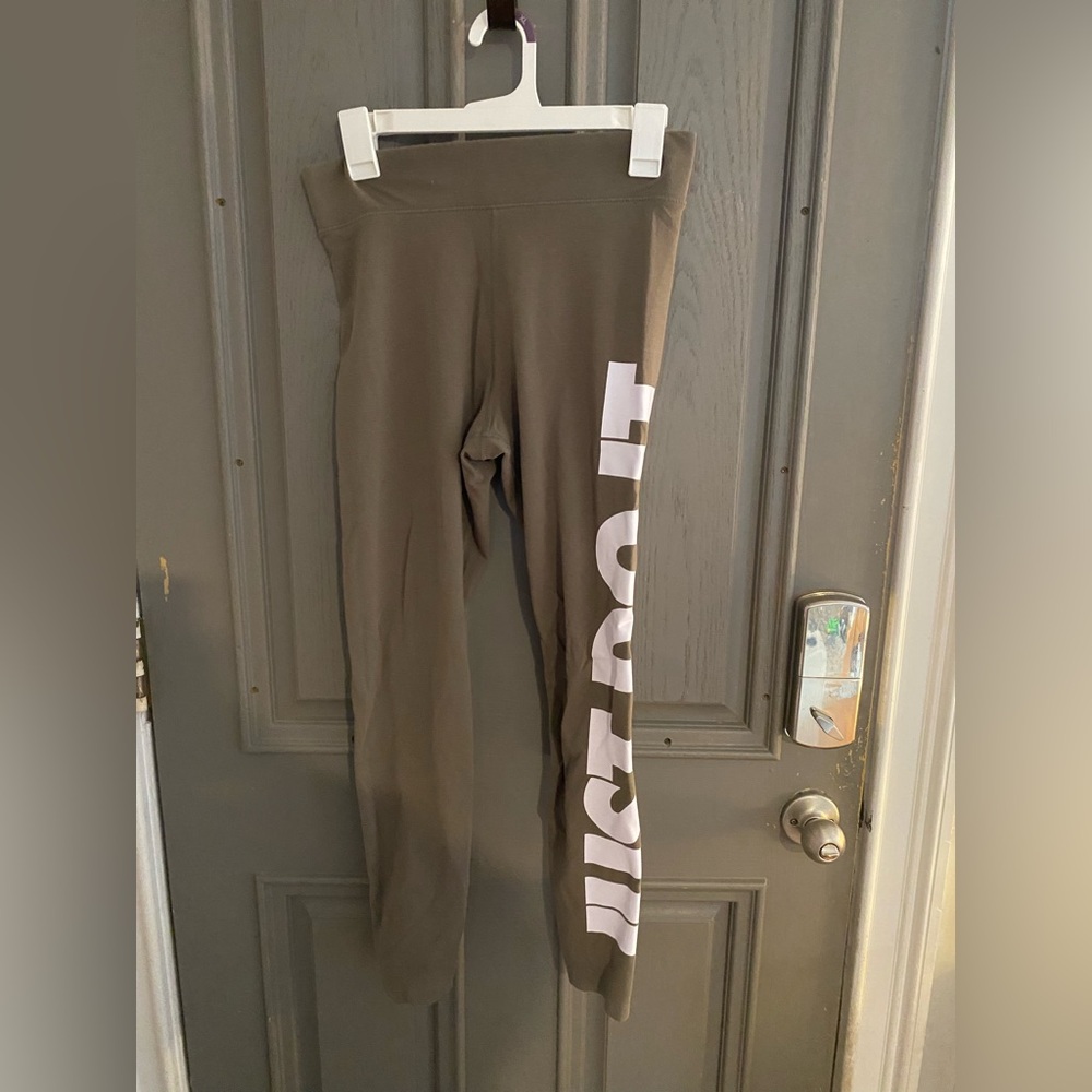 Womens Olive Green Leggings